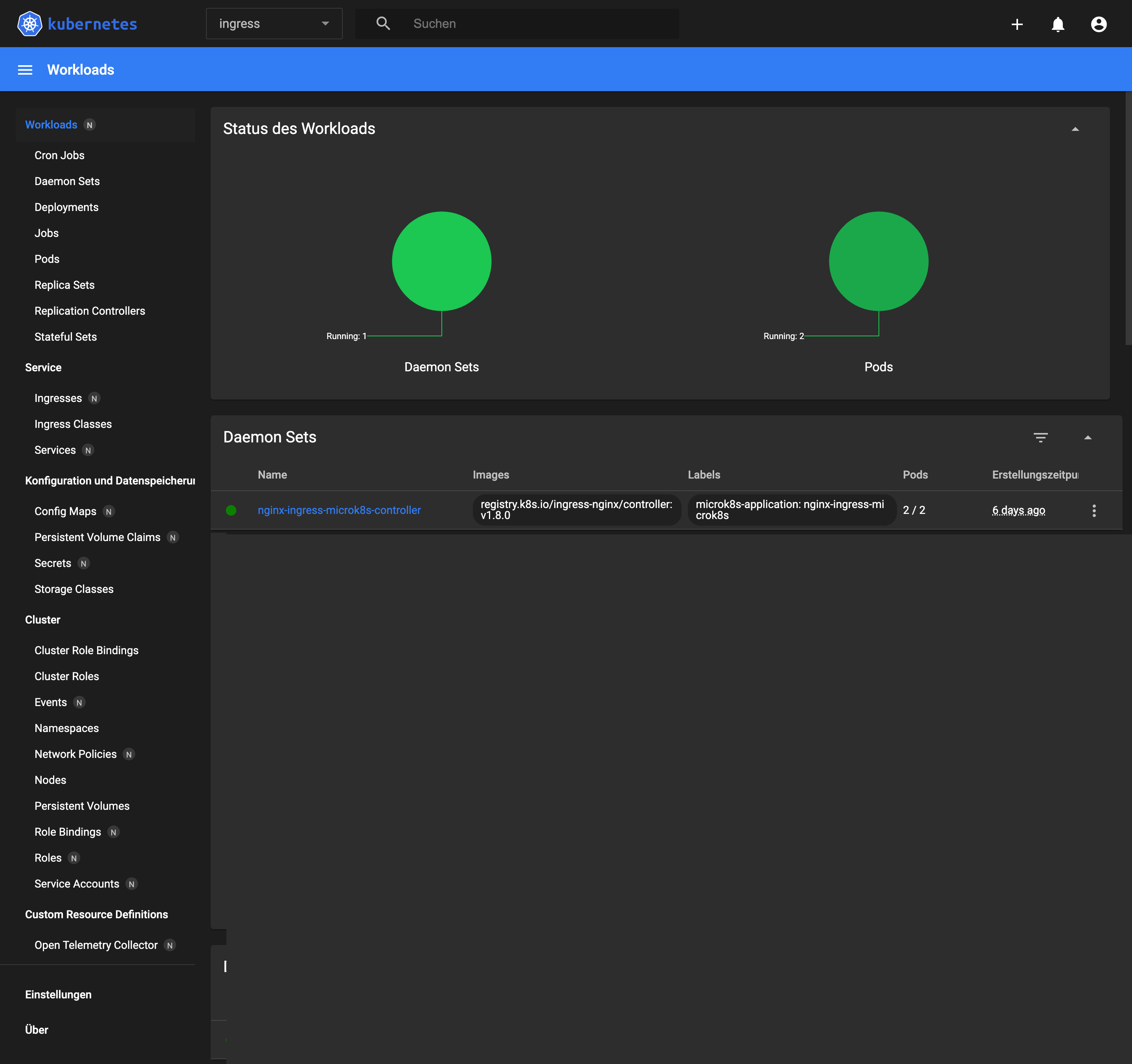 Kubernetes Dashboard